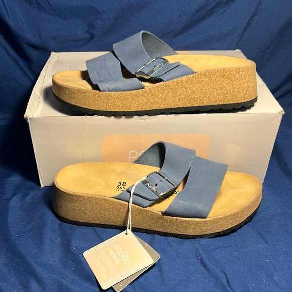 Papillio Shoes - Papillio- sandals, blue, Almina 10 narrow new